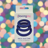 Loving Joy Thick Silicone Cock Rings