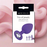 Me You Us Trio Of Jewels Purple Anal Toys My Amazing Fantasy 