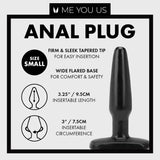 Me You Us Black Small Anal Plug