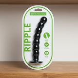 Me You Us Ripple G-Spot Pegging Dildo Black 8 Inch