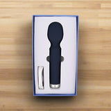 Nauti Silicone Wand Vibrator Black My Amazing Fantasy 