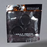 Oxballs WILLY RINGS 3-pack Black