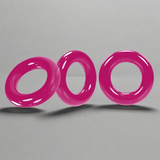 Oxballs WILLY RINGS 3-pack Pink Cock Rings My Amazing Fantasy 