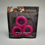 Oxballs WILLY RINGS 3-pack Pink Cock Rings My Amazing Fantasy 