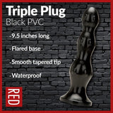 Prowler RED Triple Plug 9.5"