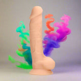 Realrock 7" Flesh Silicone Dildo with Balls