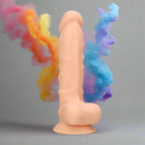 Realrock 7" Flesh Silicone Dildo with Balls