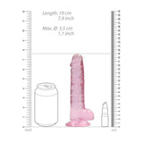 Real Rock Crystal Clear 7' Dildo With Ba Dildos & Dongs My Amazing Fantasy 