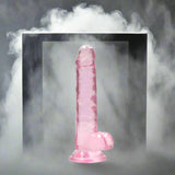 Real Rock Crystal Clear 7' Dildo With Ba Dildos & Dongs My Amazing Fantasy 