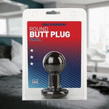 Round Butt Plug Black - Small