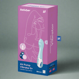 Satisfyer Air Pump Vibrator 5 - Blue App & Remote Toys My Amazing Fantasy 