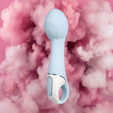 Satisfyer Air Pump Vibrator 5 - Blue App & Remote Toys My Amazing Fantasy 