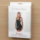 Sharon Sloane Latex Mini Dress - Medium Lingerie & Clothing My Amazing Fantasy 