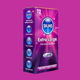 Skins Condoms Extra Large - 12 Pack Condoms My Amazing Fantasy 