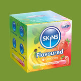 Skins Flavours Cube 16 Pack Condoms My Amazing Fantasy 