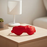 S&M Amor Blindfold - Red Hearts