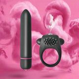 Vibrating Cockring - 10 Function Bullet Cock Rings My Amazing Fantasy 