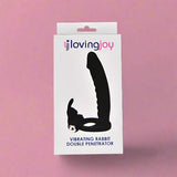 Double Penetration Vibrating Cock Ring