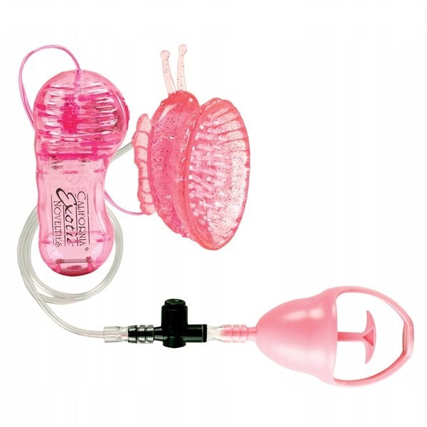 Butterfly Vibrating Clitoral Pump Toys My Amazing Fantasy 