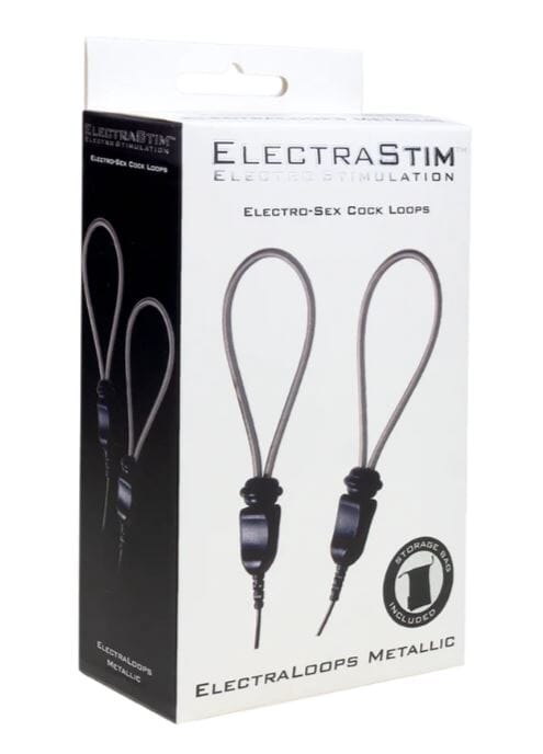 ElectraStim ElectroLoop Metallic Adjustable Cock Loops Fetish My Amazing Fantasy 