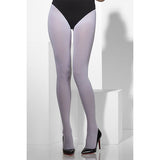 Fever - White Opaque Tights Womens Lingerie & Clothing My Amazing Fantasy 