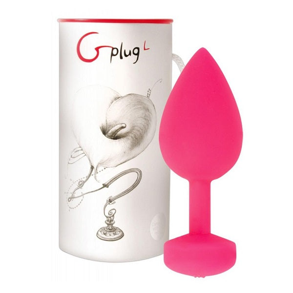 Gplug Vibrating Butt Plug - L - Neon Rose Toys My Amazing Fantasy 