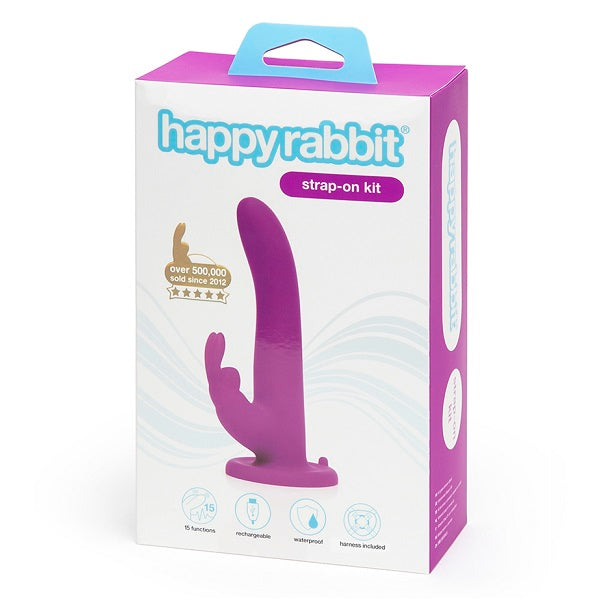 Happy Rabbit Vibrating Strap-On Harness Toys My Amazing Fantasy 