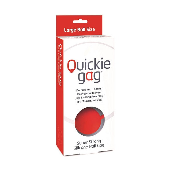 Quickie Gag Large Ball - Red Fetish My Amazing Fantasy 