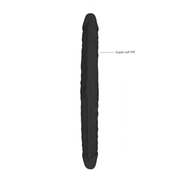 Real Rock Double Dong 14" (Black) Dildos & Dongs My Amazing Fantasy 