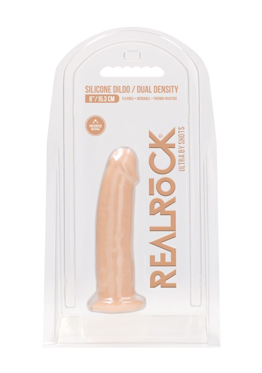 Realrock 6" Silicone Realistic - Flesh Dildos & Dongs My Amazing Fantasy 