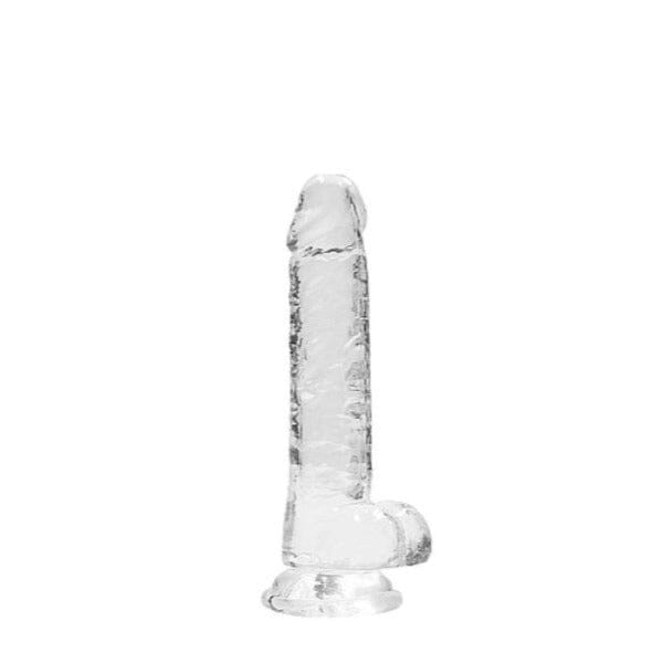 Realrock 7" Crystal Clear +Balls Clear Dildos & Dongs My Amazing Fantasy 
