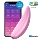 Satisfyer - Curvy 3+ Pink - App Enabled Toys My Amazing Fantasy 