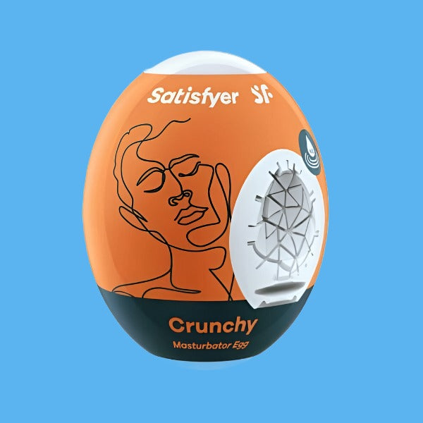 Satisfyer Masturbator Egg (Crunchy) Masturbators & Strokers My Amazing Fantasy 