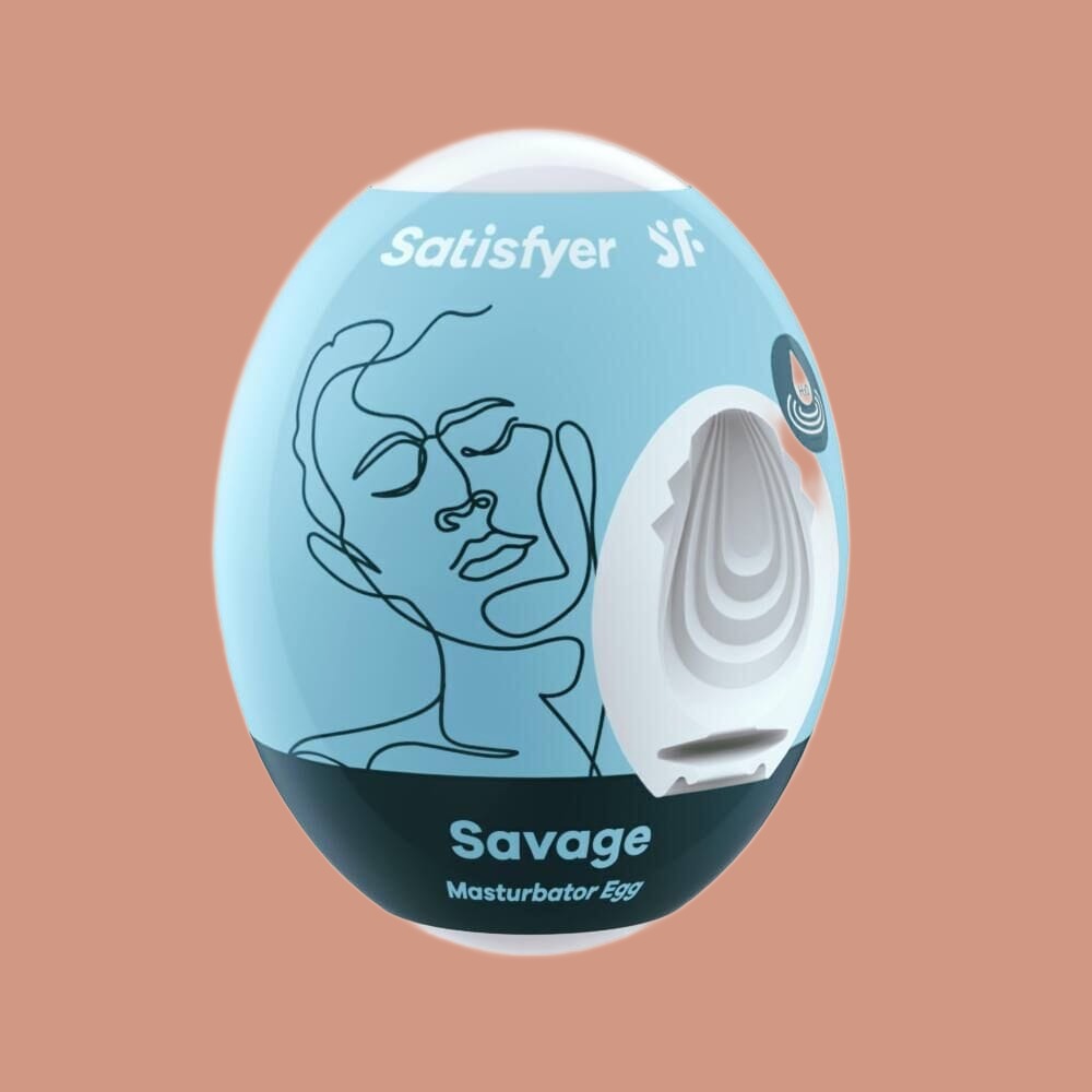 Satisfyer Masturbator Egg (Savage) Masturbators & Sleeves My Amazing Fantasy 