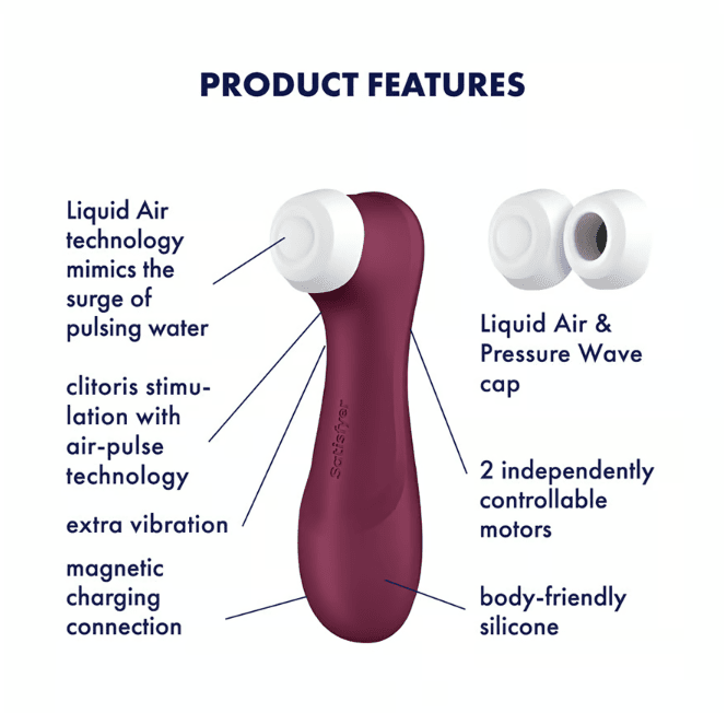 Satisfyer Pro2 Generation 3 - Liquid Air Air Pulse My Amazing Fantasy 