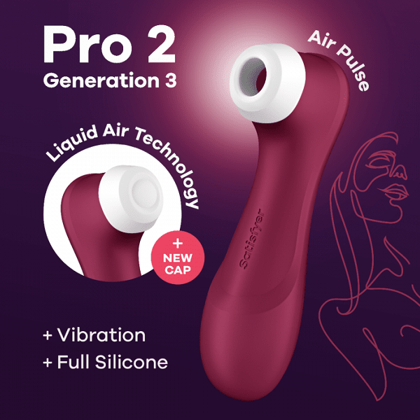 Satisfyer Pro2 Generation 3 - Liquid Air Air Pulse My Amazing Fantasy 