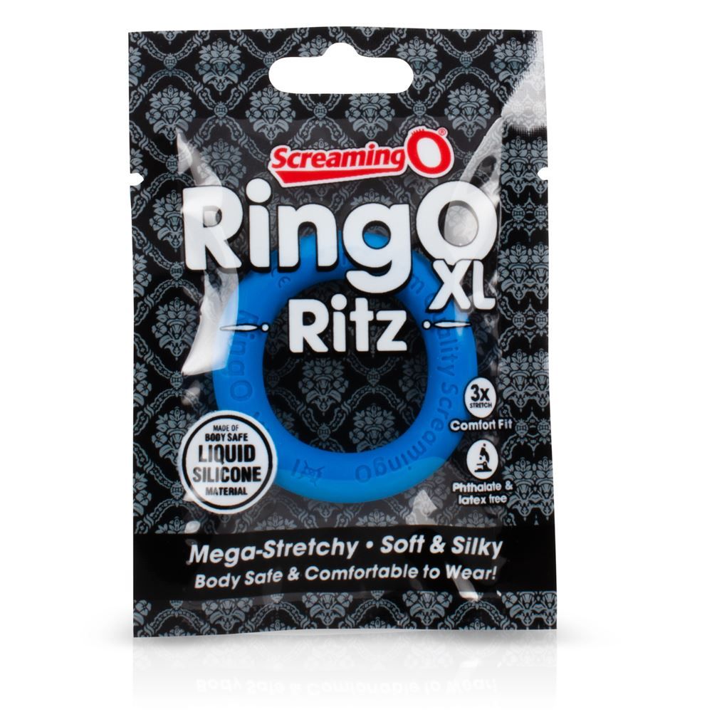 Screaming O RingO Ritz XL - Blue Cock Rings My Amazing Fantasy 