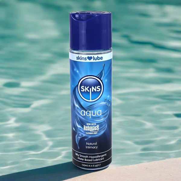 Skins Aqua Water Based Lubricant 130ml Lubes My Amazing Fantasy 
