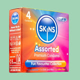 Skins Condoms Assorted - 4 Pack