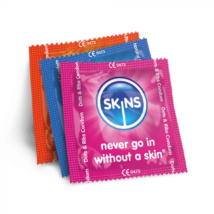 Skins Condoms Assorted - 4 Pack Condoms My Amazing Fantasy 