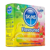 Skins Condoms Assorted Flavours - 4 Pack Condoms My Amazing Fantasy 