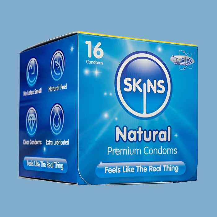 Skins Condoms Natural - 16 Pack Condoms My Amazing Fantasy 