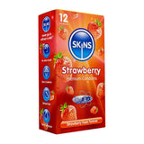Skins Condoms Strawberry - 12 Pack Condoms My Amazing Fantasy 