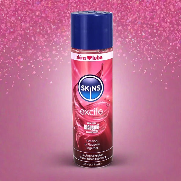 Skins Excite Tingling Water Based Lubricant 130ml Lubes My Amazing Fantasy